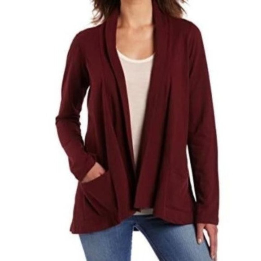 Lucky Brand Women's Amrita Wrap Jacket Open Front Cardigan M‎ Medium Knit Wear